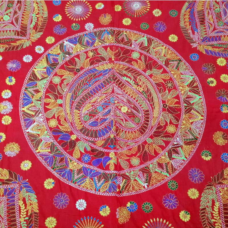 Nakshi Katha – BB35 (Colorful, 7.5 × 8.5 Feet)